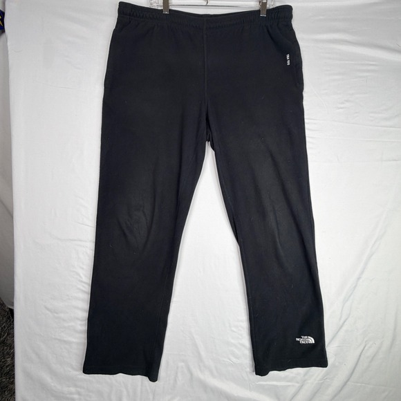 The North Face TKA 100 Fleece Pants Medium Black Mens Joggers Sweatpants